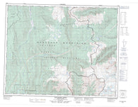082M07 Ratchford Creek Canadian topographic map, 1:50,000 scale
