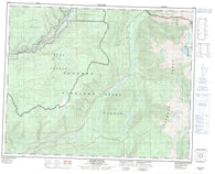 082M11 Adams River Canadian topographic map, 1:50,000 scale