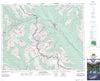 082N08 Lake Louise Canadian topographic map, 1:50,000 scale