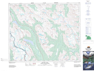 082N09 Hector Lake Canadian topographic map, 1:50,000 scale