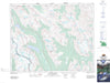 082N09 Hector Lake Canadian topographic map, 1:50,000 scale