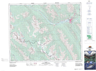 082O04 Banff Canadian topographic map, 1:50,000 scale