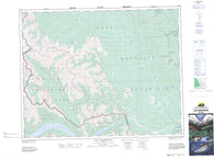 082O06 Lake Minnewanka Canadian topographic map, 1:50,000 scale