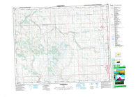 082O08 Crossfield Canadian topographic map, 1:50,000 scale