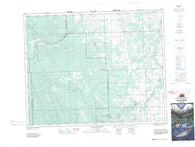 082O10 Fallentimber Canadian topographic map, 1:50,000 scale