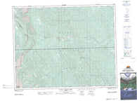082O11 Burnt Timber Creek Canadian topographic map, 1:50,000 scale