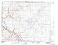 082P08 Dorothy Canadian topographic map, 1:50,000 scale