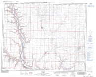 082P10 Munson Canadian topographic map, 1:50,000 scale