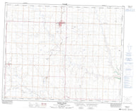 082P11 Three Hills Canadian topographic map, 1:50,000 scale