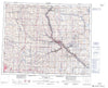 082P Drumheller Canadian topographic map, 1:250,000 scale