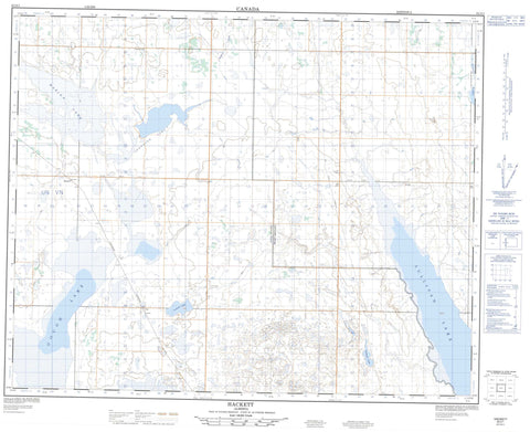 083A01 Hackett Canadian topographic map, 1:50,000 scale