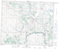 083A06 Alix Canadian topographic map, 1:50,000 scale