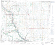 083A09 Forestburg Canadian topographic map, 1:50,000 scale