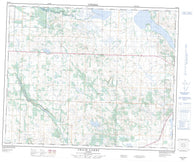 083A11 Chain Lakes Canadian topographic map, 1:50,000 scale