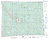 083B05 Saunders Canadian topographic map, 1:50,000 scale