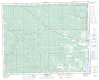 083B06 Crimson Lake Canadian topographic map, 1:50,000 scale