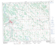 083B07 Rocky Mountain House Canadian topographic map, 1:50,000 scale