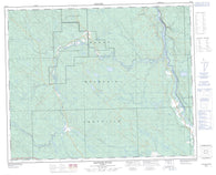 083B11 Baptiste River Canadian topographic map, 1:50,000 scale