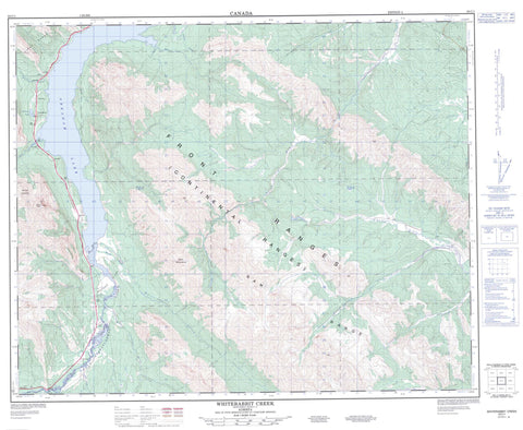 083C01 Whiterabbit Creek Canadian topographic map, 1:50,000 scale