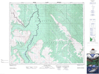 083C10 George Creek Canadian topographic map, 1:50,000 scale