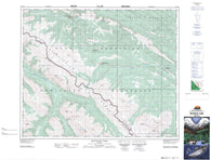 083C14 Mountain Park Canadian topographic map, 1:50,000 scale