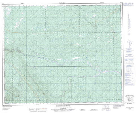 083C16 Blackstone River Canadian topographic map, 1:50,000 scale