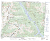 083D07 Howard Creek Canadian topographic map, 1:50,000 scale