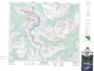 083D09 Amethyst Lakes Canadian topographic map, 1:50,000 scale