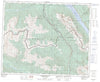 083D11 Canoe Mountain Canadian topographic map, 1:50,000 scale