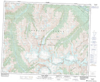 083D13 Kiwa Creek Canadian topographic map, 1:50,000 scale