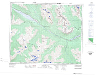 083D15 Lucerne Canadian topographic map, 1:50,000 scale