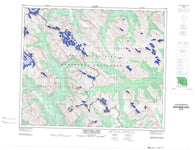 083E02 Resplendent Creek Canadian topographic map, 1:50,000 scale