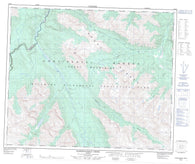 083E11 Hardscrabble Creek Canadian topographic map, 1:50,000 scale