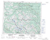 083E Mount Robson Canadian topographic map, 1:250,000 scale