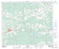 083F09 Edson Canadian topographic map, 1:50,000 scale