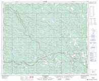 083F10 Bickerdike Canadian topographic map, 1:50,000 scale