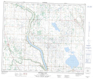 083H03 Bittern Lake Canadian topographic map, 1:50,000 scale