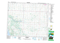 083H04 Kavanagh Canadian topographic map, 1:50,000 scale