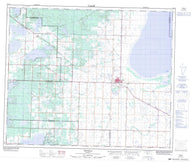 083H07 Tofield Canadian topographic map, 1:50,000 scale