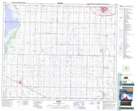 083H08 Ryley Canadian topographic map, 1:50,000 scale