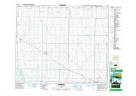 083H09 Mundare Canadian topographic map, 1:50,000 scale