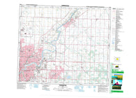 083H11 Edmonton Canadian topographic map, 1:50,000 scale