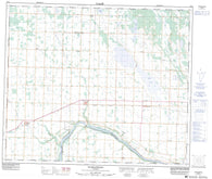 083I02 Waskatenau Canadian topographic map, 1:50,000 scale