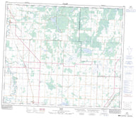 083I05 Dapp Canadian topographic map, 1:50,000 scale