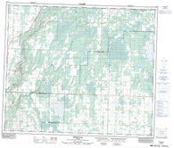 083I06 Perryvale Canadian topographic map, 1:50,000 scale