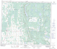 083I07 Newbrook Canadian topographic map, 1:50,000 scale