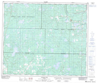 083I08 Victor Lake Canadian topographic map, 1:50,000 scale