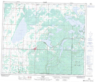 083I10 Boyle Canadian topographic map, 1:50,000 scale