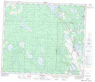 083I13 Grosmont Canadian topographic map, 1:50,000 scale