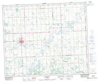 083J01 Barrhead Canadian topographic map, 1:50,000 scale